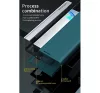 Apple iPhone 12 / 12 Pro, oldalra nyíló tok, piros