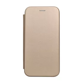   Forcell Elegance oldalra nyíló hátlap tok Samsung S24 PLUS arany