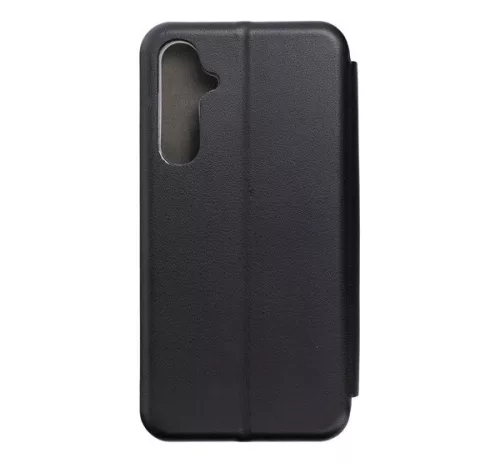 Forcell Elegance oldalra nyíló hátlap tok Samsung Galaxy S23 FE, fekete