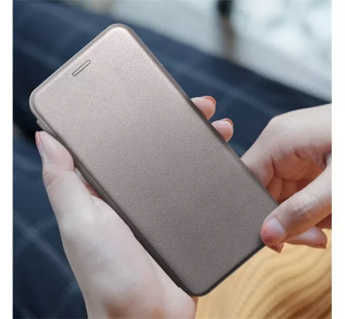 Forcell Elegance oldalra nyíló hátlap tok Samsung A25 5G szürke