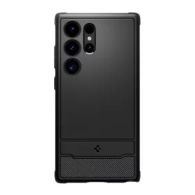   Spigen Rugged Armor Samsung Galaxy S24 Ultra tok, Matte Black, fekete