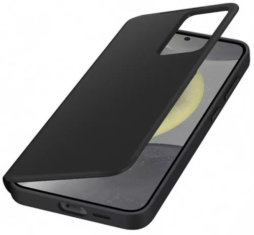 Samsung Galaxy S24+ Smart View gyári flip tok, fekete, EF-ZS926CBE