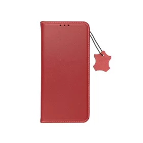 Smart Pro bőr flip tok Xiaomi Redmi Note 13 Pro 5G , bordó