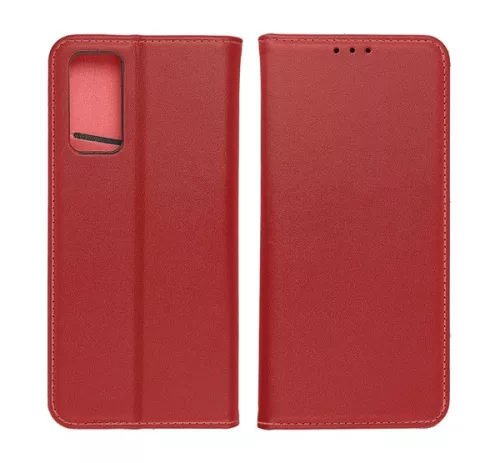 Smart Pro bőr flip tok Xiaomi Redmi Note 13 Pro 5G , bordó