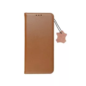 Smart Pro bőr flip tok Xiaomi Redmi Note 13 Pro 4G, barna