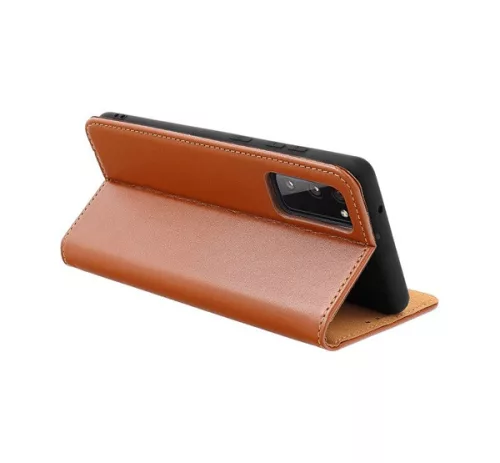 Smart Pro bőr flip tok Xiaomi Redmi Note 13 Pro 4G, barna