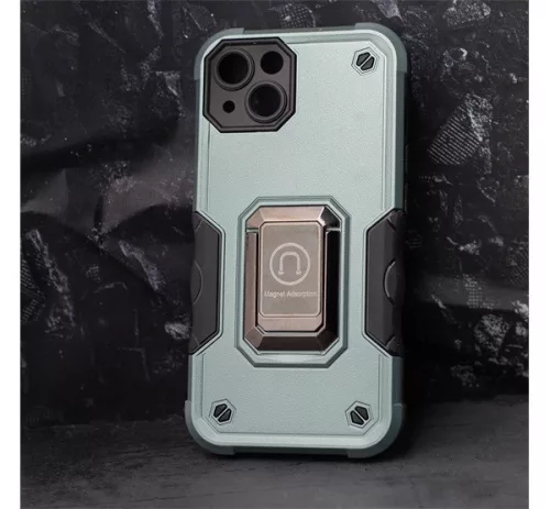 Defender Bulky iPhone 14 Pro Max ütésálló tok, zöld