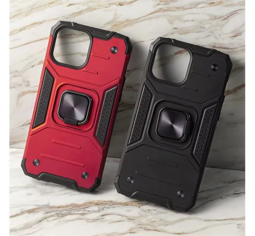 Defender Nitro Samsung Galaxy A13 5G / A04S ütésálló tok, piros