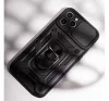 Defender Slide iPhone 15 ütésálló tok, fekete