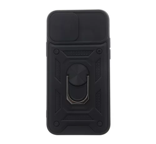 Defender Slide iPhone 15 Plus ütésálló tok, fekete