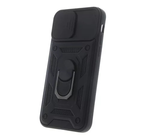 Defender Slide Samsung Galaxy A14 4G / A14 5G ütésálló tok, fekete