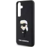 Karl Lagerfeld 3D Rubber Ikonik Samsung Galaxy S24 tok, fekete