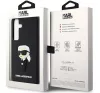 Karl Lagerfeld 3D Rubber Ikonik Samsung Galaxy S24 tok, fekete