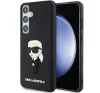 Karl Lagerfeld 3D Rubber Ikonik Samsung Galaxy S24+ tok, fekete