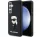 Karl Lagerfeld 3D Rubber Ikonik Samsung Galaxy S24+ tok, fekete