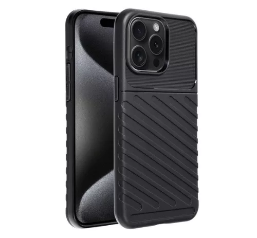 Forcell Thunder Apple iPhone 15 Pro MAX tok, fekete