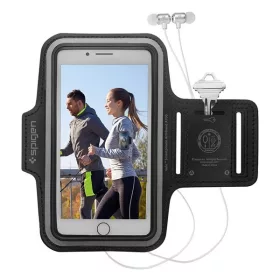   Spigen Dynamic Shield karra rögzíthető telefon tartó, karpánt 6,9" átmérőig, fekete