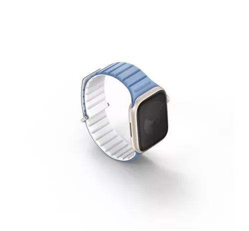 Uniq Revix Evo mágneses Apple Watch szíj, 41/40/38MM kék / fehér
