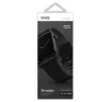 Uniq Straden vízálló bőr Apple Watch szíj, 49/45/44/42MM, fekete