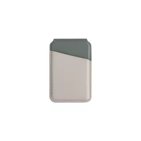   Uniq Lyden DS RFID blokkoló mágneses kártyatartó, elefántcsont / zöld