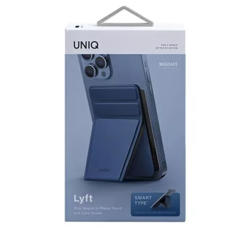 Uniq Lyft mágneses kártyatartó, kék