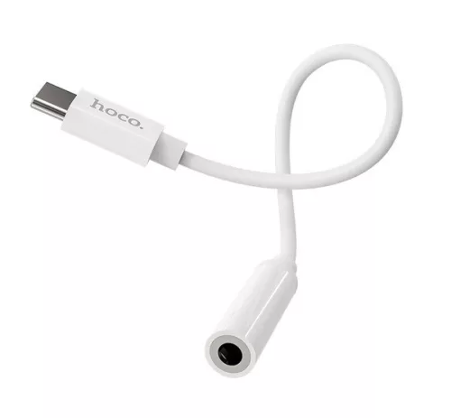 Hoco LS30 USB-C - 3,5mm Jack átalakító, fehér