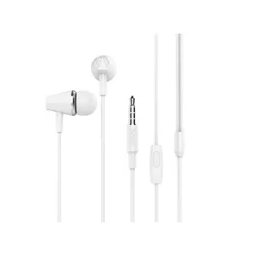 Hoco M34 Drumbeat vezetékes headset, 3,5mm Jack, fehér