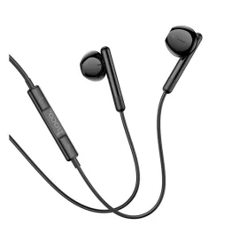   Hoco M93 vezetékes headset hangerőszabályzóval, 3,5mm Jack, fekete