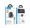 Hoco E80 AUX-Bluetooth adapter kijelzővel, fekete