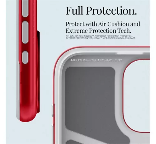 Spigen Classic C1 MagFit Apple iPhone 15 Pro tok, MagSafe, piros