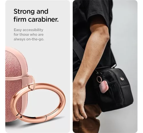 Spigen Urban Fit Apple AirPods (3. gen) tok, rozéarany