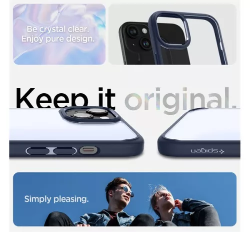 Spigen Ultra Hybrid Apple iPhone 15, sötétkék