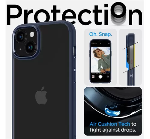 Spigen Ultra Hybrid Apple iPhone 15, sötétkék