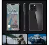 Spigen Ultra Hybrid Apple iPhone 15 Pro Max tok, Space Crystal, átlátszó-szürke, fekete-átlátszó