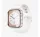 Spigen Ultra Hybrid Apple Watch 9 / 8 / 7 45mm tok, kijelzővédő felülettel, Crystal Clear, átlátszó