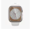 Spigen Ultra Hybrid Apple Watch 9 / 8 / 7 45mm tok, kijelzővédő felülettel, Crystal Clear, átlátszó