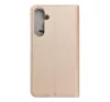 Magnet Samsung Galaxy A55 mágneses flip tok, arany