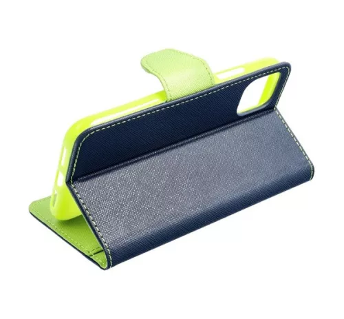 Fancy Samsung Galaxy A55 5G  flip tok, kék-lime