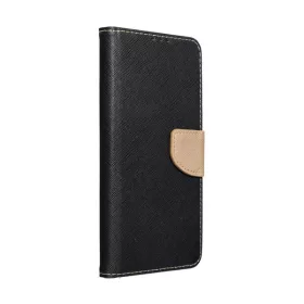 Fancy Samsung Galaxy A55 5G  flip tok, fekete-arany