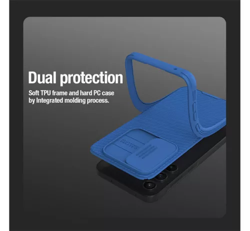 Nillkin CamShield Pro Samsung Galaxy A35 5G műanyag hátlap tok, fekete