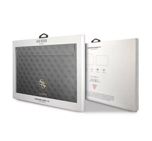 Guess Sleeve 4G Big Logo, GUCS13G4GFGR 13" laptop tok, szürke