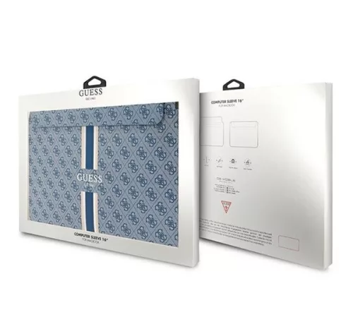Guess Sleeve 4G Printed Stripes, GUCS16P4RPSB 16" laptop tok , kék