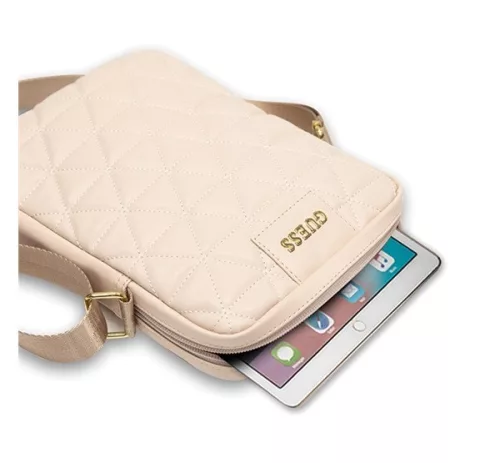 Guess Quilted  GUTB10QLPK 10" tablet táska, rózsaszín