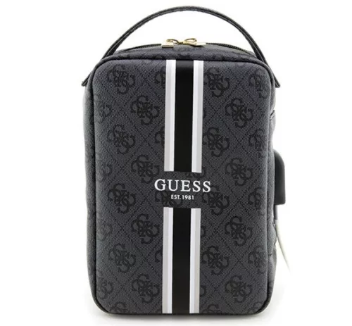 Guess 4G Printed Stripes GUHBP4RPSK rendszerező táska, fekete