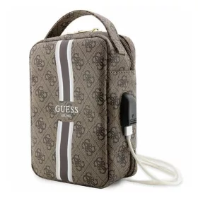   Guess 4G Printed Stripes GUHBP4RPSW rendszerező táska, barna