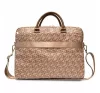 Guess GCube Stripes GUCB15HGCFSEW 16" tablet táska, barna