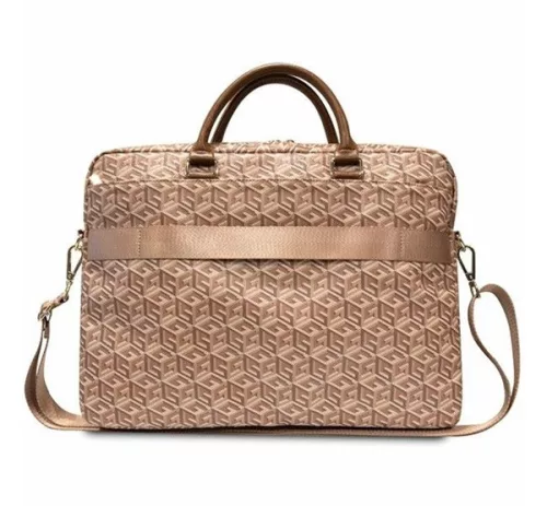 Guess GCube Stripes GUCB15HGCFSEW 16" tablet táska, barna
