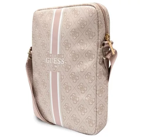 Guess 4G Stripes GUTB10P4RPSP 10" tablet táska, rózsaszín
