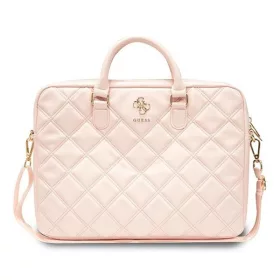   Guess Quilted 4G GUCB15ZPSQSSGP 16" tablet táska, rózsaszín