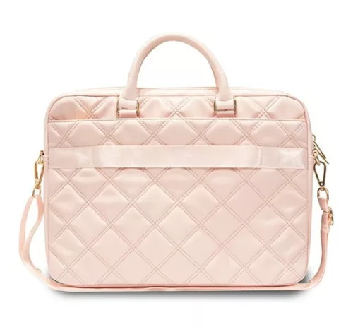 Guess Quilted 4G GUCB15ZPSQSSGP 16" tablet táska, rózsaszín